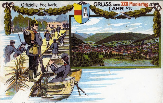 Eine Postkarte aus der Garnisonsstadt ... <BZ-FotoNurRepro>BZ</BZ-FotoNurRepro>  | Foto: Privat