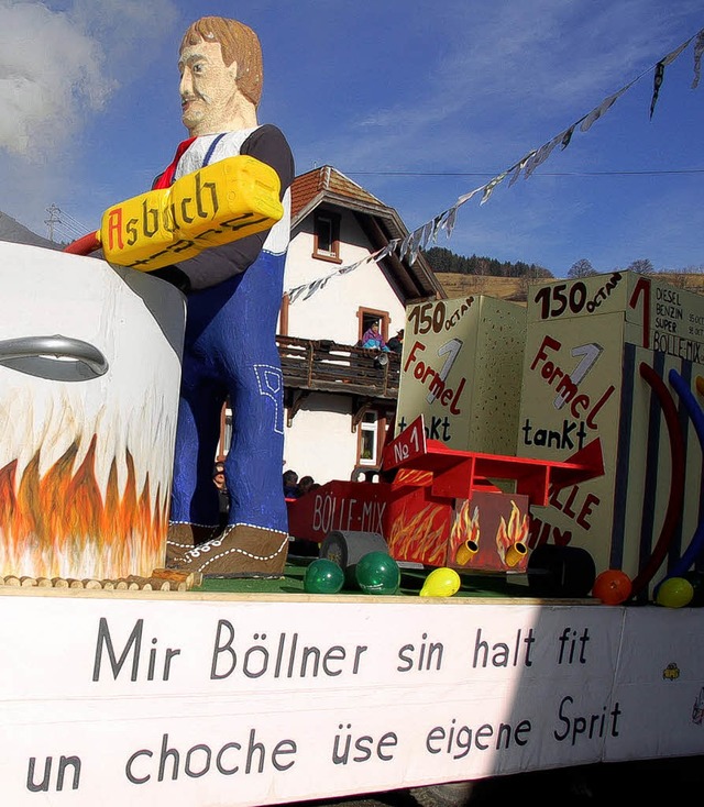 Die Nachbarznfte lobten den Bllener Wagen 2008.   | Foto: Archivfoto: jacob