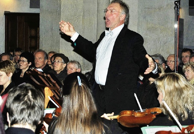 <Bildtext>Das Vocalensemble Breisach u...rer im Breisacher Mnster. </Bildtext>  | Foto: kai kricheldorff