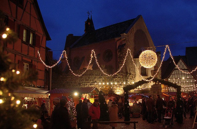 Romantisch: die Altstadt im Lichterglanz  | Foto: rolf Mller