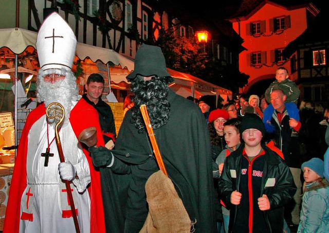 Auch der Nikolaus wird in Burkheim erwartet.  | Foto: Herbert Trogus