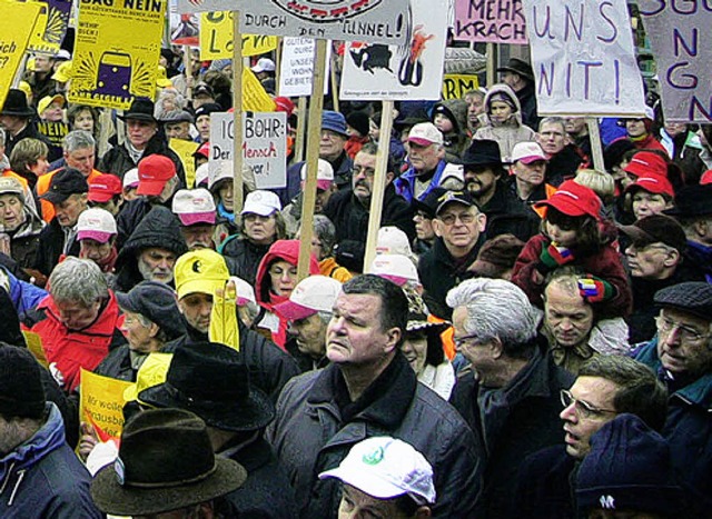 Der nrdliche Breisgau war bei der Demo gut vertreten.  | Foto: Privat