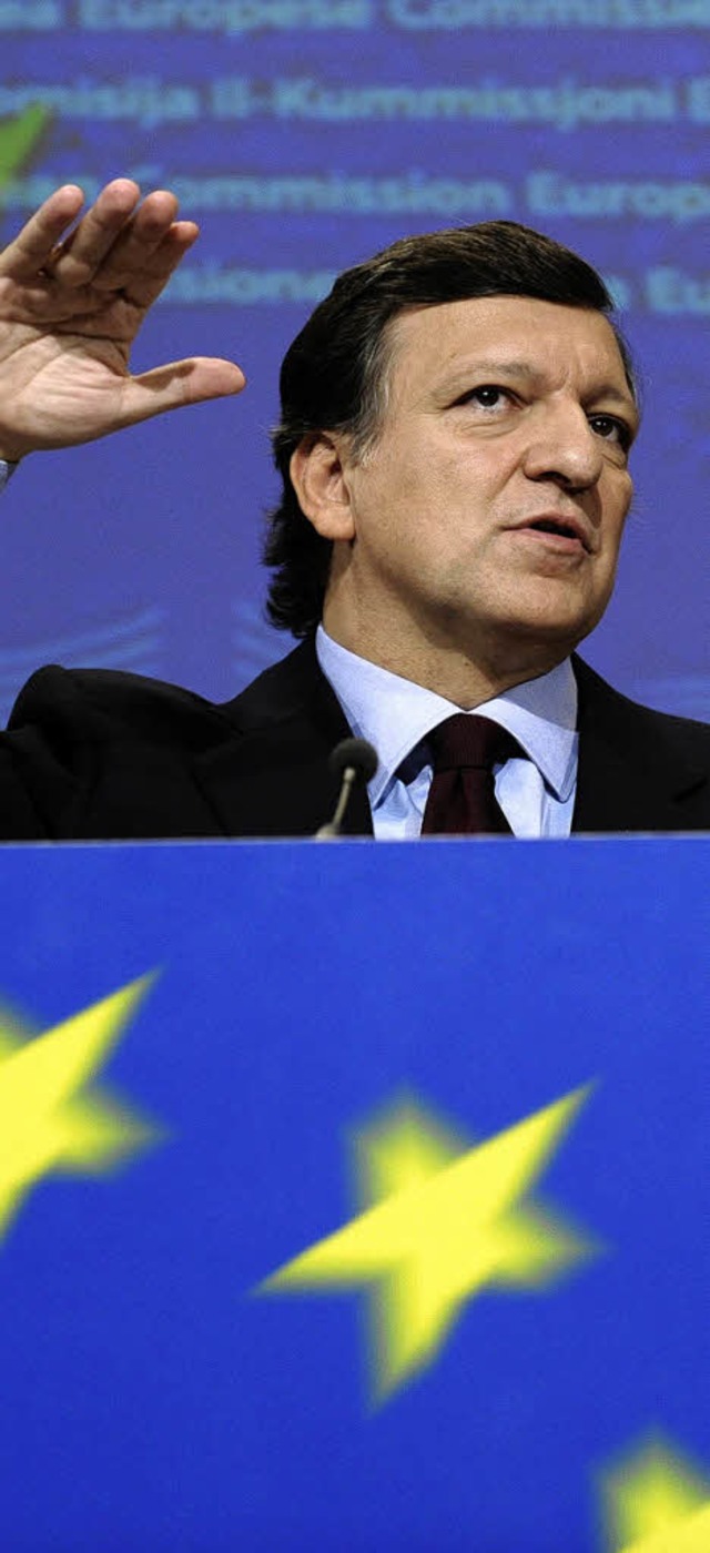 Will Europas Wirtschaft auf die Beine helfen: EU-Kommissionsprdident Barroso.  | Foto: AFP