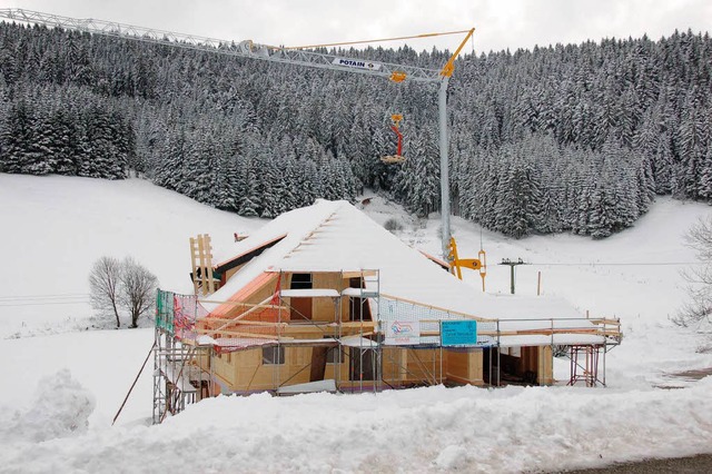 Der Winter hat die Arbeit auf den Baustellen im Hochschwarzwald eingestellt.   | Foto: Peter Stellmach