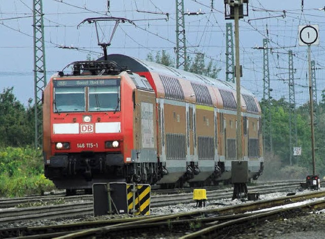 Ein deutlich verbesserter Nahverkehr z...der Anbindung des Katzenbergtunnels.    | Foto: Gollrad