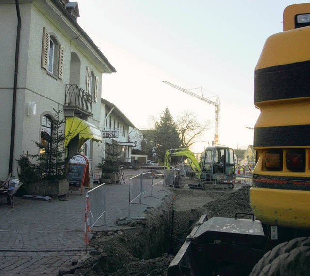 Anders als bei der Bahnbaustelle gab e...genden Huser   eine Beweissicherung    | Foto: vl