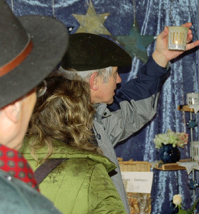 Schn gestaltete Weihnachtsmarktstnde...eidet in Efringen-Kirchen eine Jury.    | Foto: vl