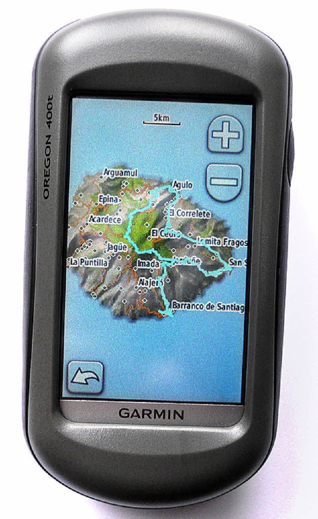 Kennt jeden Weg auf La Gomera: Garmin Oregon 400t  | Foto: R. Mller