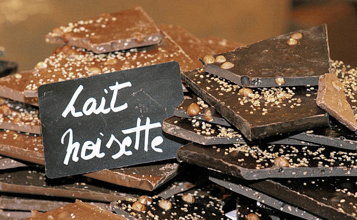 Gute &#8197;&#8197;&#8197;Die schnste Form der Kakaobohne: Schokoladentafel   | Foto: BZ