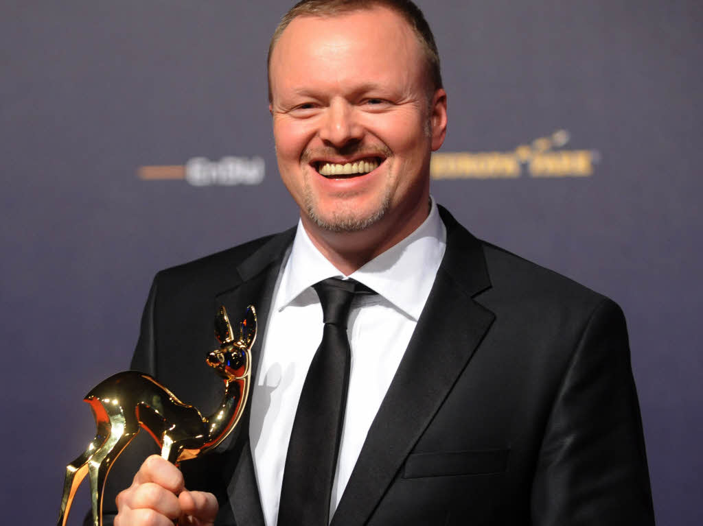 Der Reigen der Preistrger nahm kein Ende: Stefan Raab,