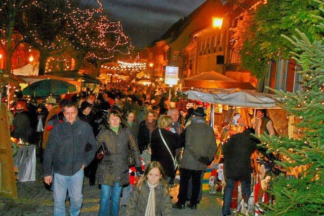 Weihnachtsmarkt ist ein Besuchermagnet