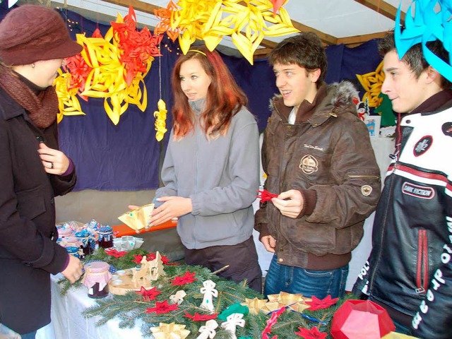 Der Stand der Hauptschule  | Foto: Pia Grttinger