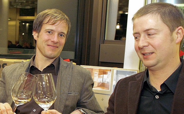 Stephan Attmann (rechts) leitet seit d...Attmann    freundschaftlich verbunden.  | Foto: Heidi Foessel