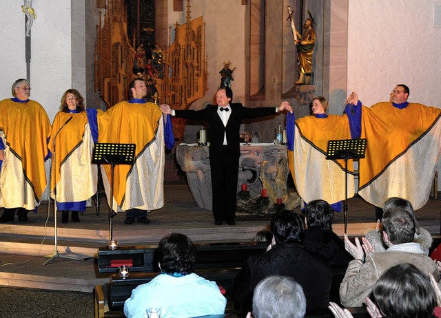 The &#8222;White Gospel Projekt&#8220; in der St. Michael Kirche.   | Foto: Gerda Oswald