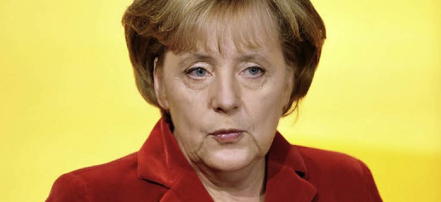 &#8222;Es ist nicht richtig, dass ande... Angela Merkel nicht vorwerfen lassen.  | Foto: DDP