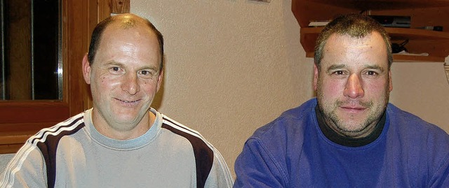 Andreas Schmidt   und Robert Bauer (vo...Jugend des Sportvereins Todtmoos.       | Foto: Hans-Dieter Folles