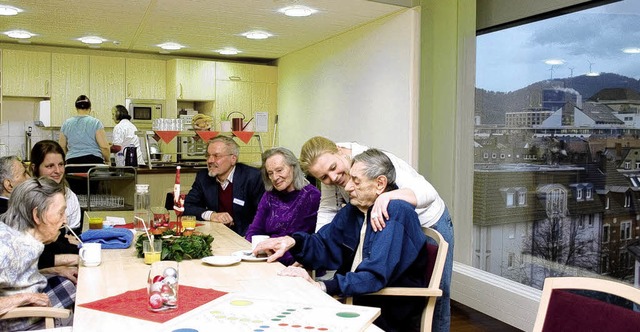 Wohngruppenkche mit Aussicht: Die Bew...o weit wie mglich selbst gestalten.    | Foto: senovum