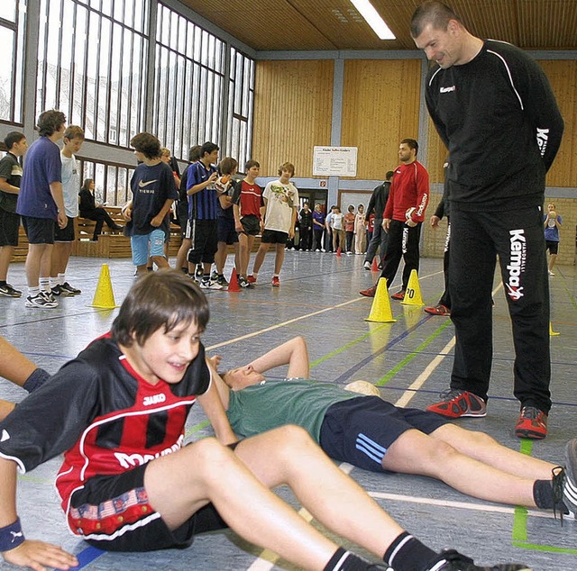 Geschafft &#8211;  aber Spa hat es ge...n und seinen  Spielern zu trainieren.   | Foto: heidi fssel