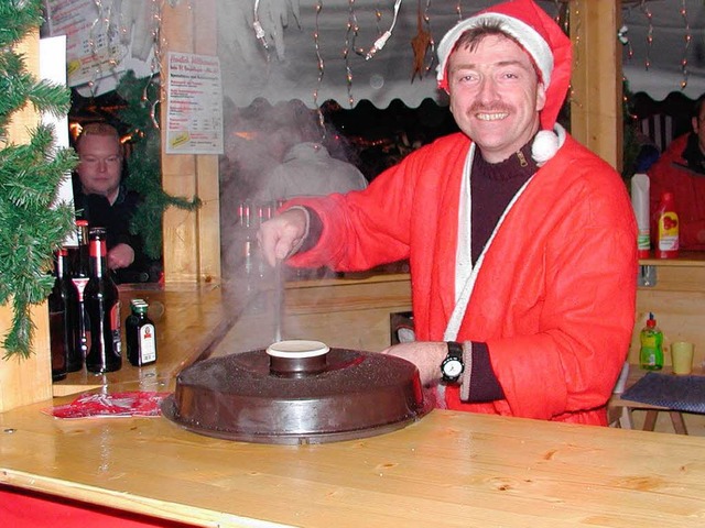 Auch der Duft soll die Weihnachtsmarktbesucher in Rickenbach am Samstag betren.  | Foto: Wolfgang Adam