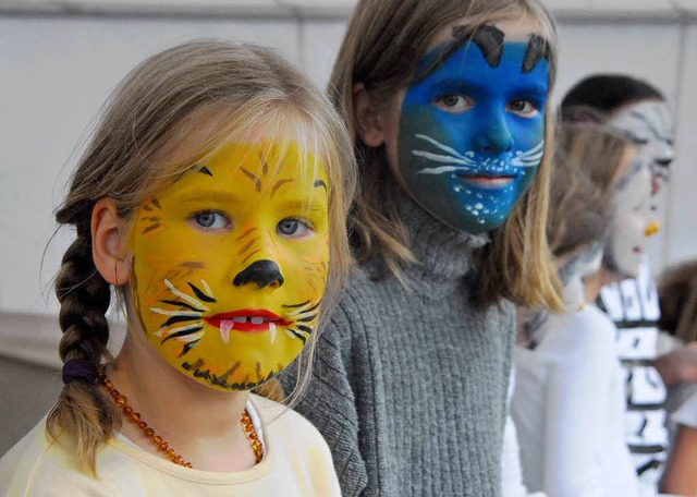 Kleine Raubkatzen bei der AWO-Stadtran...treuungsangebote in den Ferien machen.  | Foto: Michael Bamberger