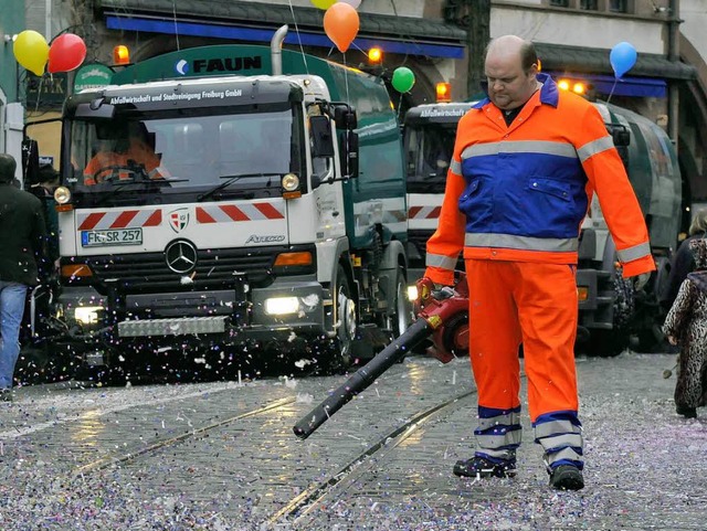 Die Abfallwirtschaft und Stadtreinigung Freiburg GmbH (ASF) macht Gewinn.  | Foto: Ingo Schneider