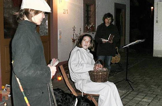 Verena Meier, Mareike Schmidtke und In...sode aus dem Leben des Johannes dar.    | Foto: Privat