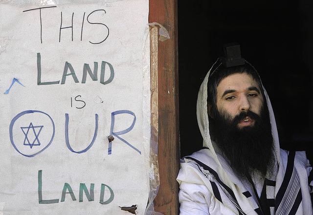 &#8222;Dieses Land ist unser Land&#8220;: jdischer Siedler in Hebron   | Foto: AFP