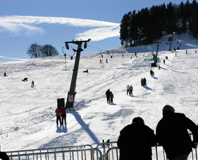 Die Skisaison im Thoma-Tal wurde bei h...dem Liftstble.   Ulrike Spiegelhalter  | Foto: Ulrike spiegelhalter