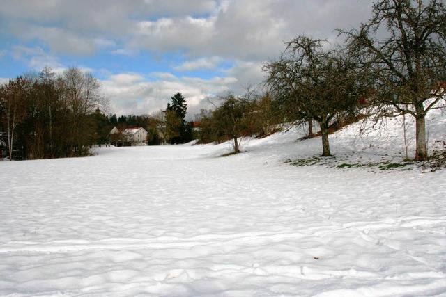 Idyllisch an der Schlcht gelegen soll...n Wohnraumflchen in Sthlingen behen.  | Foto: Wilfried Dieckmann