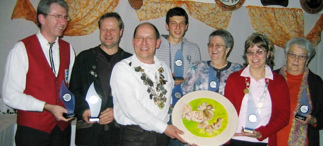 Knigsproklamation bei den Wittnauer S...nigin Monika Wisser und  Rosa Steiert   | Foto: Otto Selb