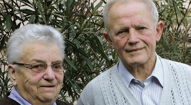 <Bildtext>Helga und Fridolin Friedrich feiern  goldene Hochzeit.</Bildtext>  | Foto: sarah-lena stein