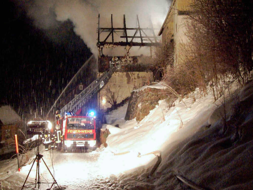 Großbrand in Lenzkirch Großbrand in Lenzkirch