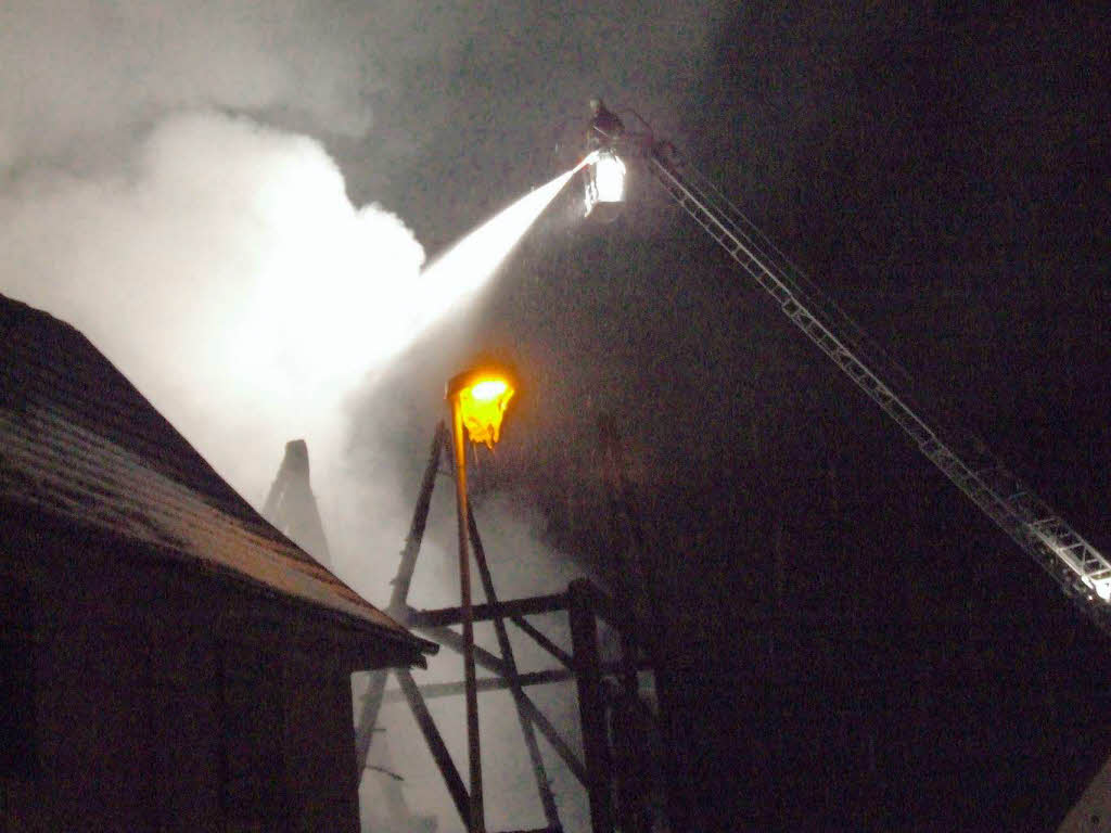 Großbrand in Lenzkirch Großbrand in Lenzkirch