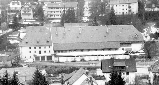 Ein Stck altes St. Blasien zeigt dies... ist auf diesem Areal der Busbahnhof.   | Foto: bz-achiv