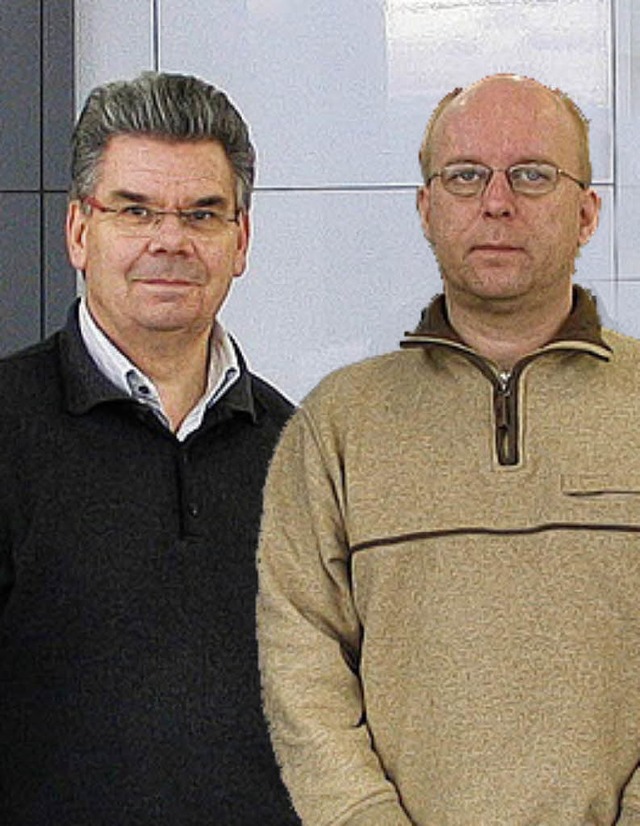 Willi Bruns (links), Leiter des Heimwe... und Niederlassungsleiter Ralf Kleile   | Foto: Gtz + Moriz