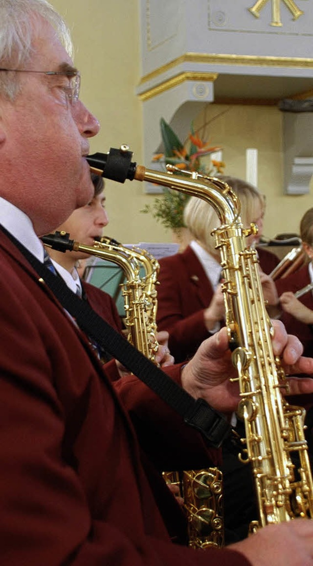 Musikalisch souvern erfllt die Stadtmusik ihren programmatischen Anspruch.   | Foto: Tolsdorf