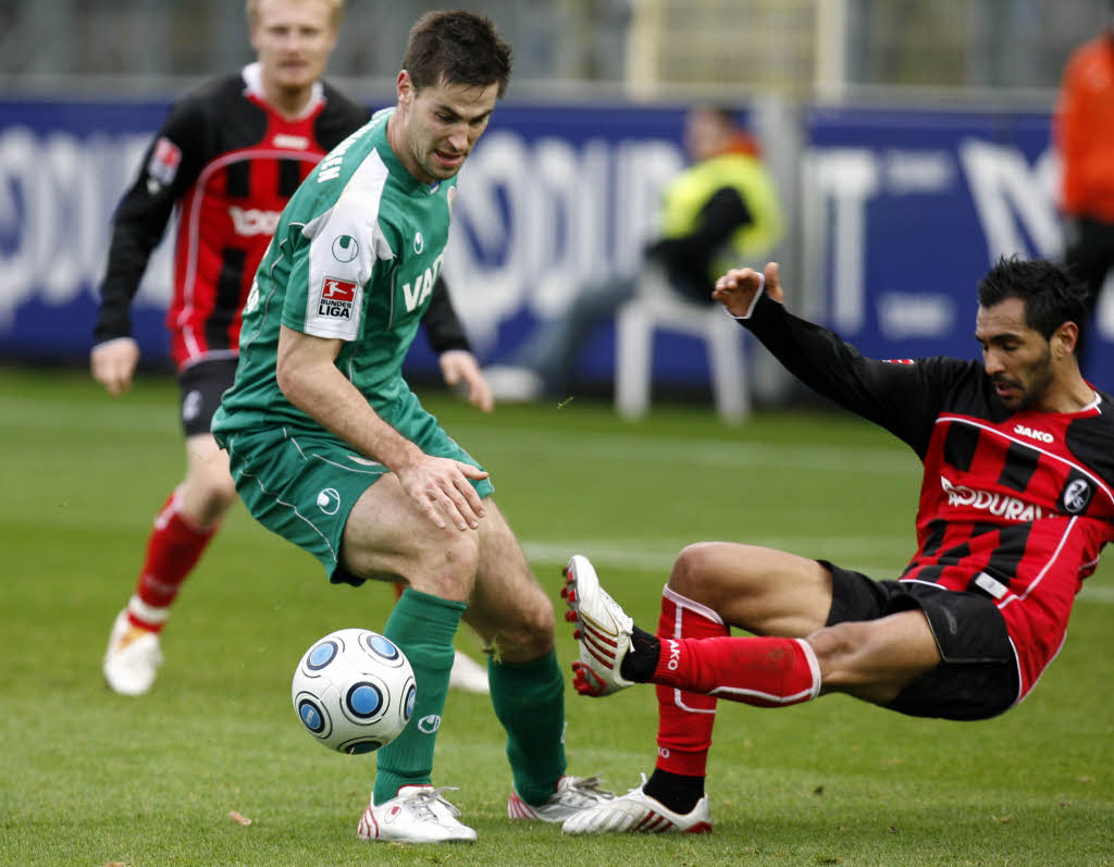 Ein wichtiger Dreier: Szenen vom Heimsieg des SC Freiburg gegen Rot-Wei Oberhausen.