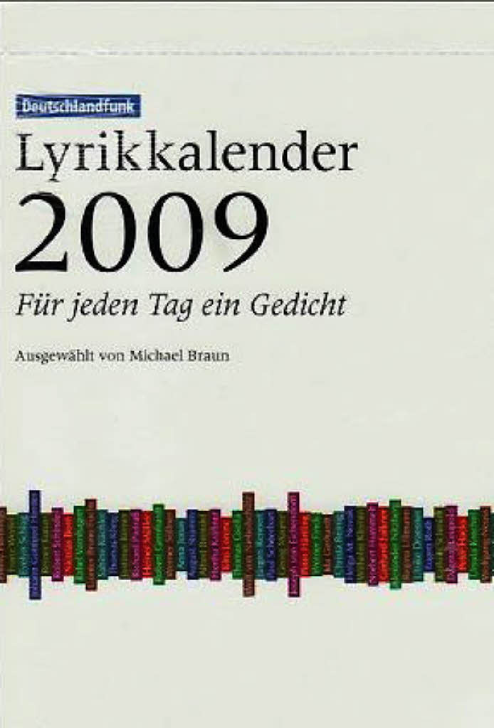 KALENDER: Ein Gedicht für jeden Tag - Literatur - Badische Zeitung