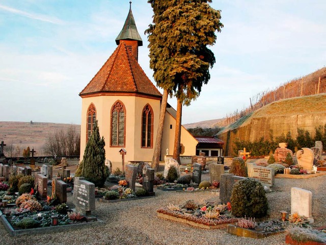 Der Wasenweiler Friedhof soll nach Sden hin erweitert werden.  | Foto: Ulkrike Ehrlacher-Drfler