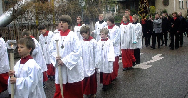 <Bildtext>Barbarafest in Nordweil: In ...zur Bergkirche St. Barbara.</Bildtext>  | Foto: Reiner Merz