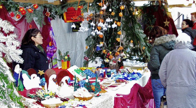 Weihnachtsmarkt in Brombach: So viele Anbieter wie nie.   | Foto: Schleer