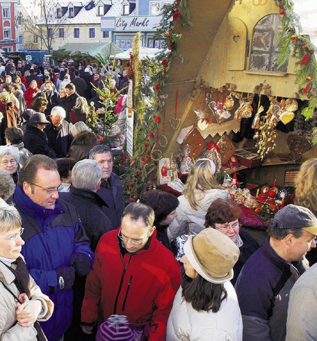 Der Donaueschinger Weihnachtsmarkt ist... 26 Jahren ein beliebter Brgertreff.   | Foto: Archiv