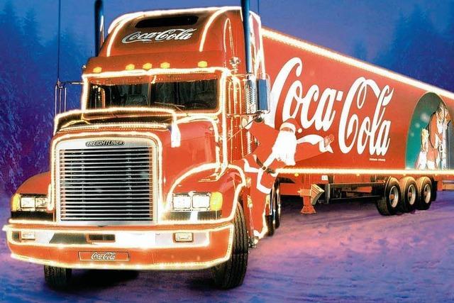 Weihnachtstruck von Coca-Cola kommt