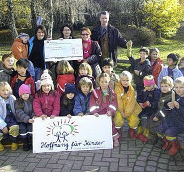 Der Kindergarten St. Michael in Gutach... an &#8222;Hoffnung fr Kinder&#8220;   | Foto: Dietmar Krbs