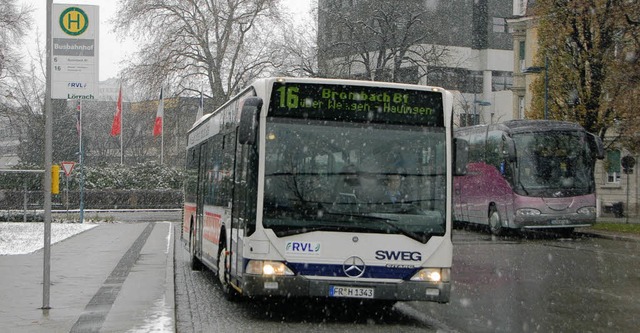 Stadtbusverkehr:  Zum Fahrplanwechsel ...Vernderungen auch auf der Linie 16. z  | Foto: Nikolaus Tren