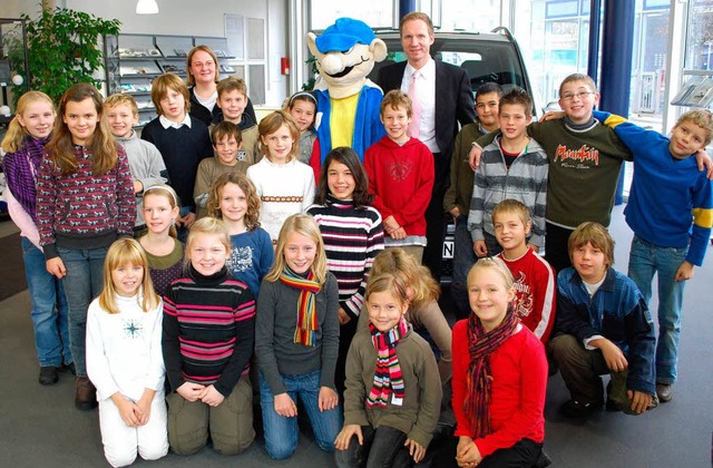 Die Hans-Thoma-Schler  erlebten als G...r und B.Zetti einen interessanten Tag.  | Foto: Susan Bersem