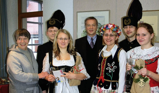 Farbenprchtige Gste aus dem polnischen Bierun   | Foto: Frank Kiefer