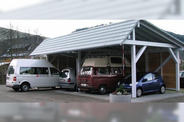 Carport fr die Malteser