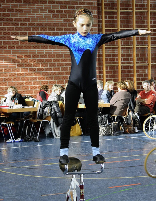 Anne Lais beim Lenkerstand  | Foto: BZ