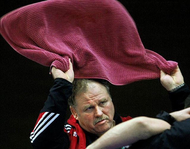 Gegen  Berlin muss RKG-Trainer Karl Hu... nicht vorzeitig das Handtuch werfen.   | Foto: seeger